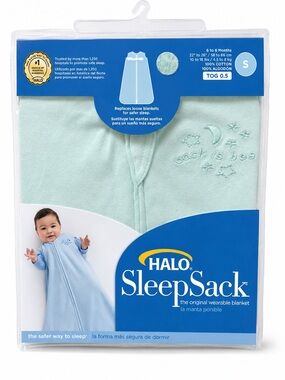 NWTHALO SleepSack Baby Wearable Blanket - Light Mint